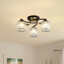 Modern Black Hallway Flush Ceiling Lights