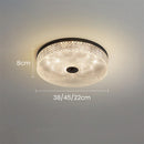 Light Luxury Crystal Copper Ceiling Lamp