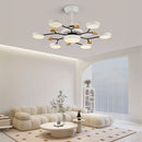 Scandinavian Led Bedroom Ceiling Fan Light