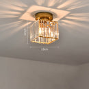 Semi Flush Mount Ceiling Lights, Modern Crystal Hallway Ceiling Lamp