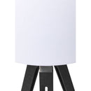 Malvern Tripod Floor Lamp With Black Base