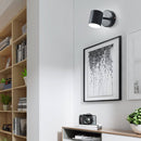 Modern Sleek Iron LED Wall Sconce For Living Room