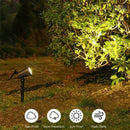 Solar Power Modern Black Outdoor Floor Lights