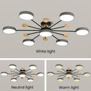Modern Semi Flush Mounted LED Ceiling Lights for Living Room