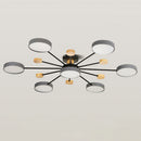 Modern Semi Flush Mounted LED Ceiling Lights for Living Room